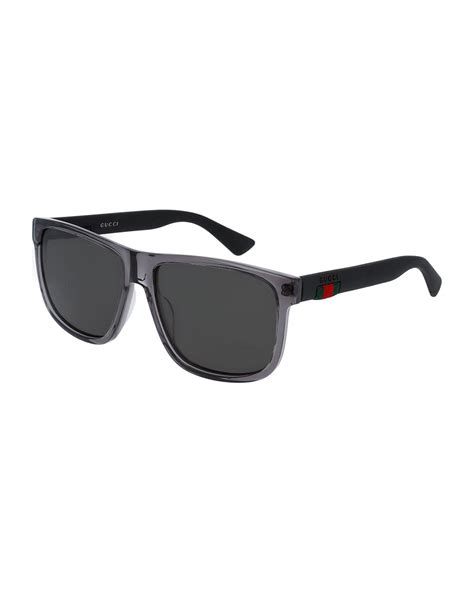 gucci men's acetate sunglasses|gucci polarized sunglasses men's.